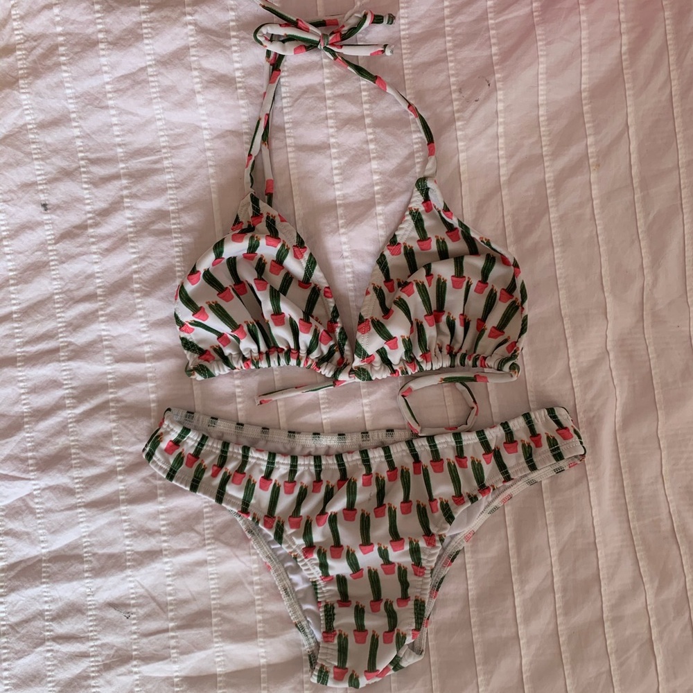 HANDMADE CATCUS BIKINI SIZE XS